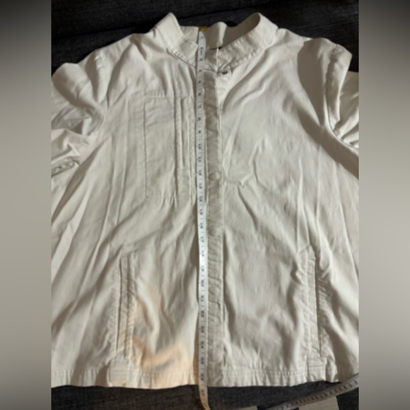Eileen Fisher Off White Long Sleeve Jacket Plus Size 1X - Picture 5 of 6